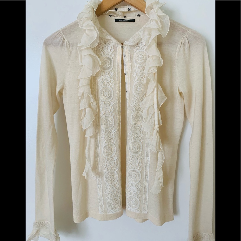 Elie Tahari Thin Wool Blouse